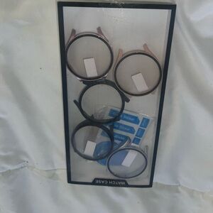 Black and Rose Gold Watch Bezels